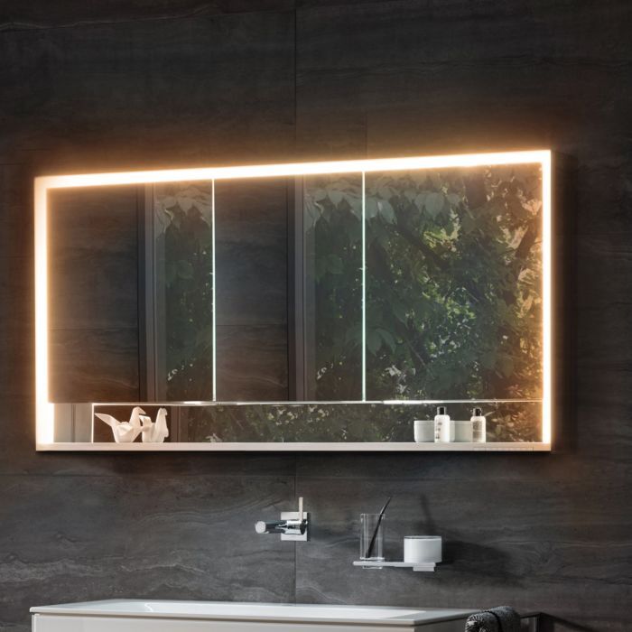 Keuco Royal Lumos Spiegelschrank 14306171301, 1400x735x165mm, mit LED-Beleuchtung