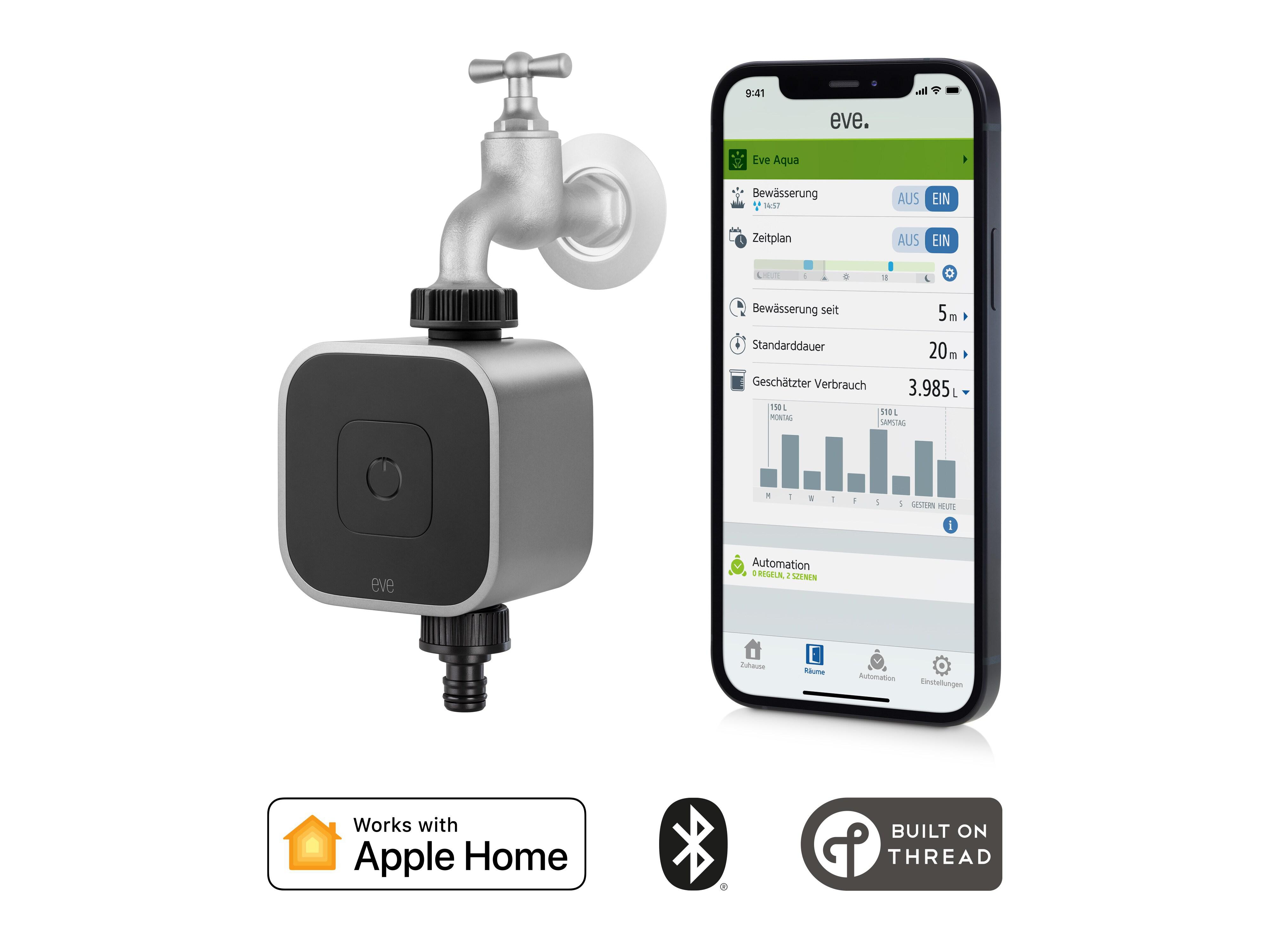 Eve Systems Eve Aqua - smarte Bewässerungssteuerung Apple HomeKit Thread 10ECC8101