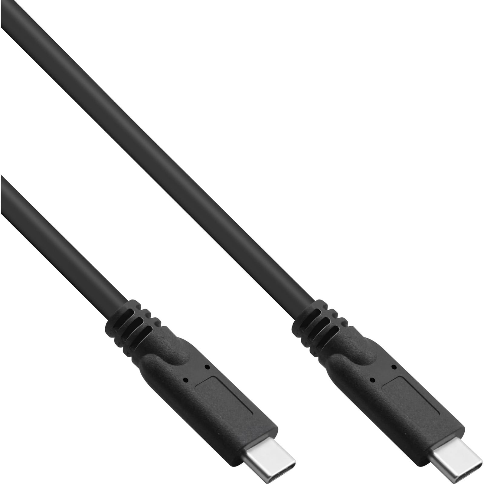 InLine 35705A USB 3.2 Gen.1x2 kabel, USB Type-C naar USB Type-C, zwart, 5 meter