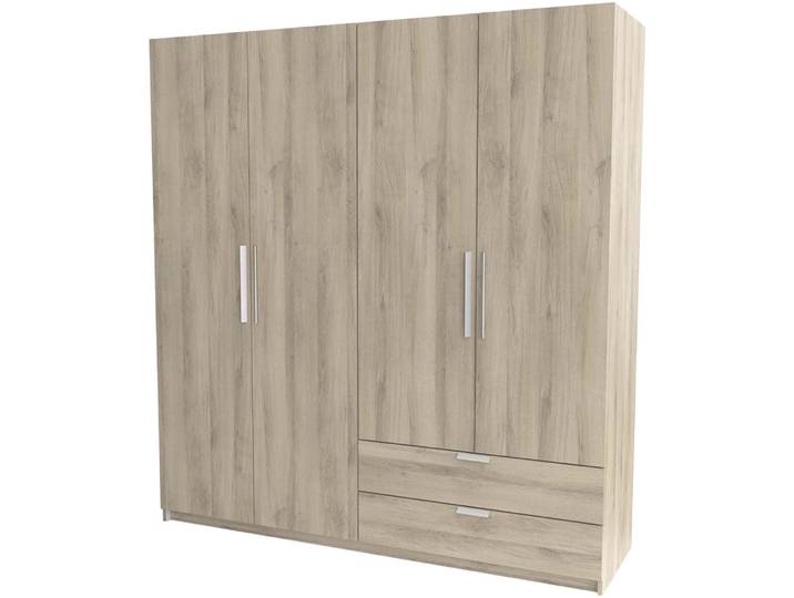 Stauraumschrank DEMEYERE GROUP, kronberg eich, B:178,1cm H:191,5cm T:51,4cm, Holzwerkstoff, Schränke, Stauraumschrank