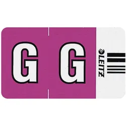 Leitz, Ordner Zubehör, Buchstabensignal Orgacolor