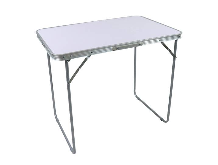 Gartentisch VCM Campingtisch Gartentisch klappbar Galdas 80x53 , weiß, B:80cm T:53cm, Tische, Gartentisch