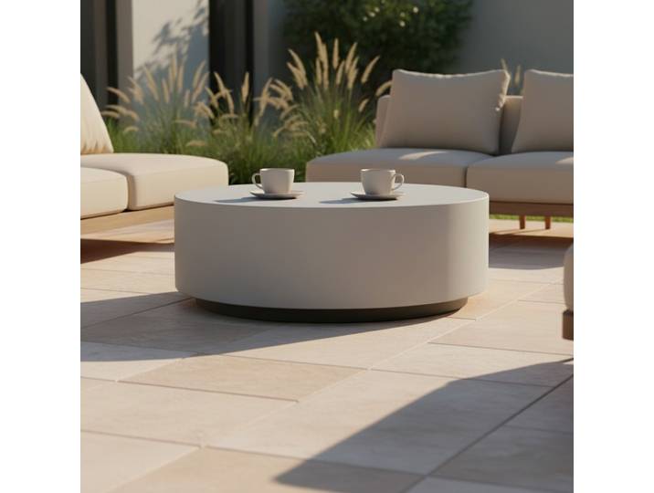 Loungetisch Rome Faserbeton Grau