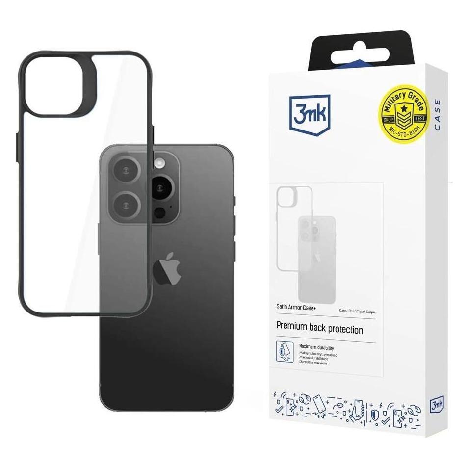 3MK SatinArmor+ Case iPhone 15 Pro 6.1" Military Grade (Apple iPhone 15 Pro) (3mk Satin Armor Case+(86)-0)