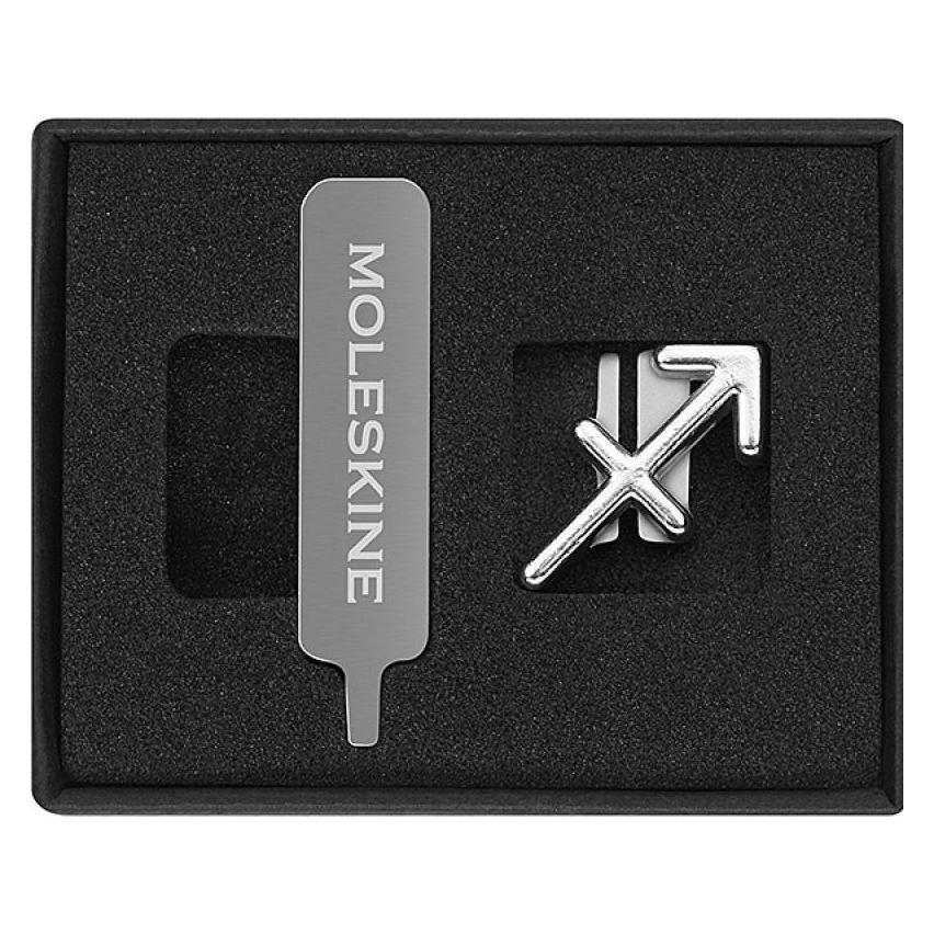 Moleskine Pins Sagittarius Silver (Kein Einband) (In Catalogue NOOS)
