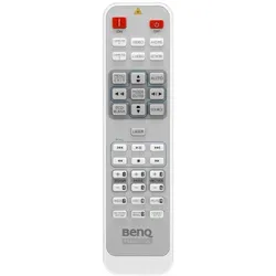 BenQ 5J.JAD06.001 (Gerätespezifische Fernbedienung, Infrarot), Fernbedienung, Silber