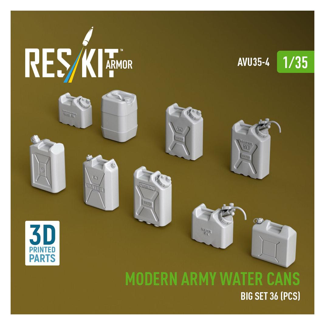 ResKit Modern army water cans, big set (3D Printed) (AVU35-0004)