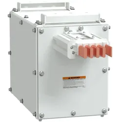 Schneider Electric ITSC630GS42BO0500E Endeinspeisekasten, I-Line Track, 630A, Kupfer, 3L+N+PE (PE 50%CU), IP42, Linksmontage, weiß RAL9003