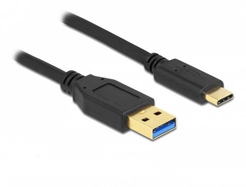 Delock USB 2.0 Adapter [1x USB 3.2 Gen 2 Stecker C (USB 3.1) - 1x USB 3.2 Gen 2 Stecker A (USB 3.1)] 84006 3m