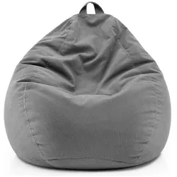 Lumaland, Sitzsack, Sitzsack 120 l Comfort Polyester (PES), Grau