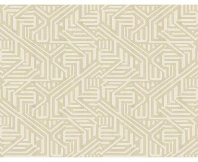 A-Street Prints Nambiti Cream Geometric Wallpaper