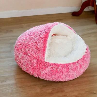 Uplifted Goods Plush Hooded Anti Anxiety Pet Sanctuary 11 s