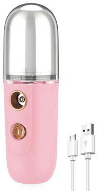 Uplifted Finds Portable Rechargeable Wireless Nano Personal Facial Mist Sprayer pink