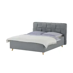 Kollektion Kraft Polsterbettgestell   ¦ grau ¦ Maße (cm): B: 226 H: 103