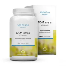 SANHELIOS MSM Kapseln intens 1600 mg 372 g