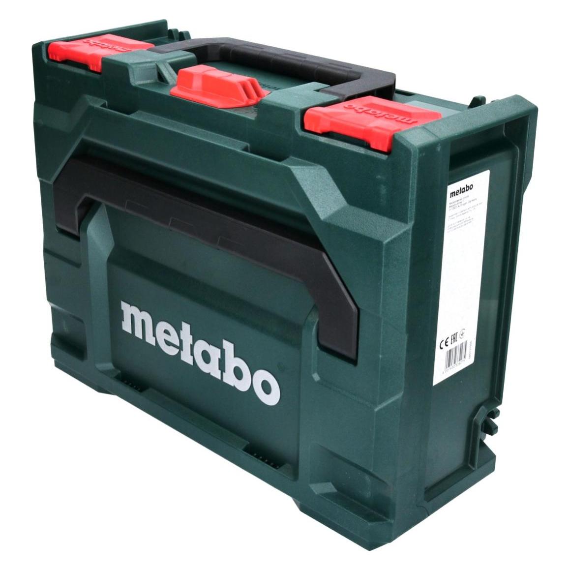 Metabo metaBOX 145 Set 4x System Werkzeug Koffer Stapelbar 396 x 296 x 145 mm + 4x Universaleinlage (626883000)