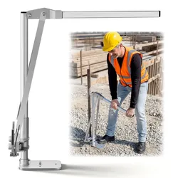 VEVOR T-Pfostenzieher, max. 90 mm Klemmbreite, T-Post-Zieher mit Stahlbacken, Pulverbeschichtet, Pfostenheber zum Entfernen von Zaun-T-Pfosten für Bewehrungsstäbe, Holzpfähle & Verkehrsschilder