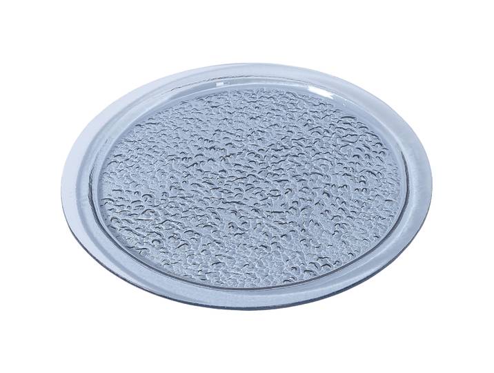 Teller flach Samira rauchgrau Glas D 22 cm 1 Stk
