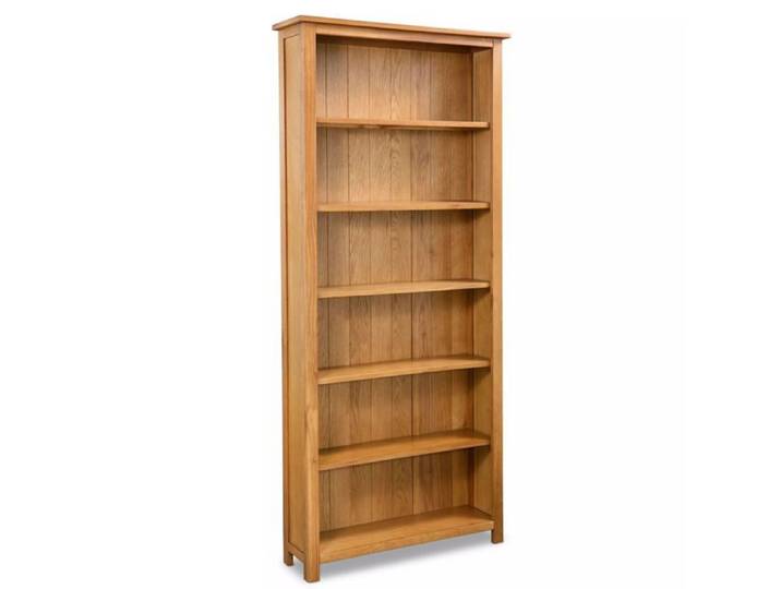 Étagère armoire meuble design bibliothèque 180 cm bois de chêne massif 2702022/2