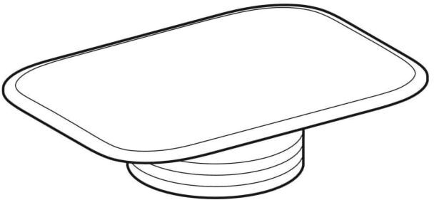 Geberit Ablaufdeckel für Bidet 595745000 und Handwaschbecken myDay