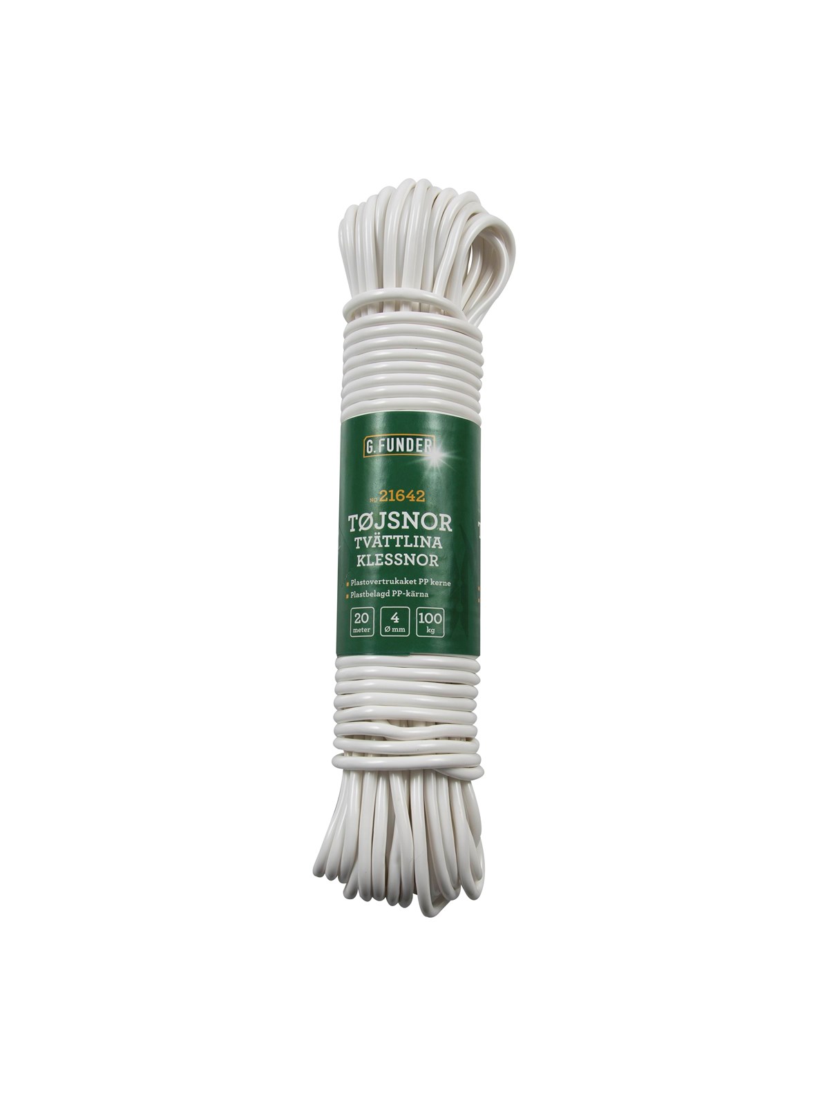 G.Funder Clothesline plastic 4 mm 20 meters