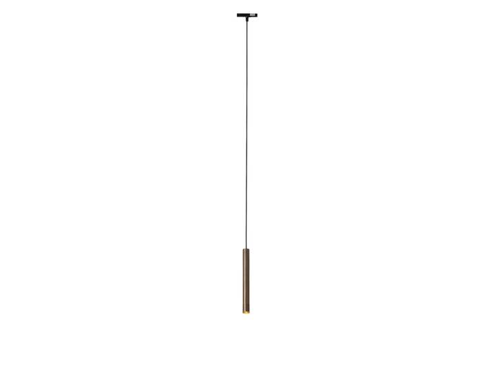 Suspension moderne bronze foncé pour système sur rail monophasé -