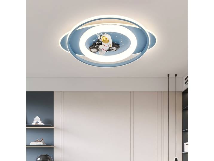 Ins Wind-Lampes de chambre pour enfants, lumières de chambre pour garçons et filles, personnalité créative, astronome, protection des yeux, plafonnier