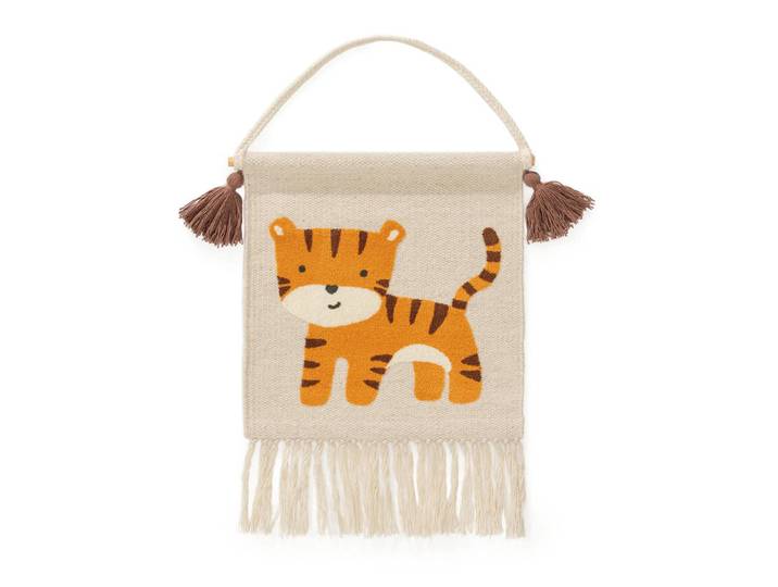 benuta Wanddeko Savannah Orange 40x40 cm, Freiform, 40x40 cm, pflegeleicht, Teppiche und Böden, Teppiche