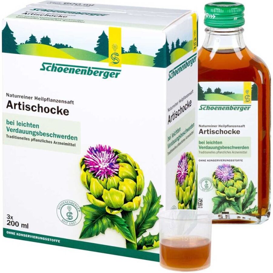 Schoenenberger Naturreiner Heilpflanzensaft Artischocke