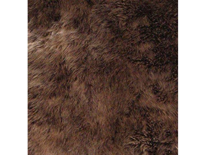 HEITMANN Lammfell Sitzkissen Sitzauflage rund 45 cm Stuhl Kissen warm (braun)