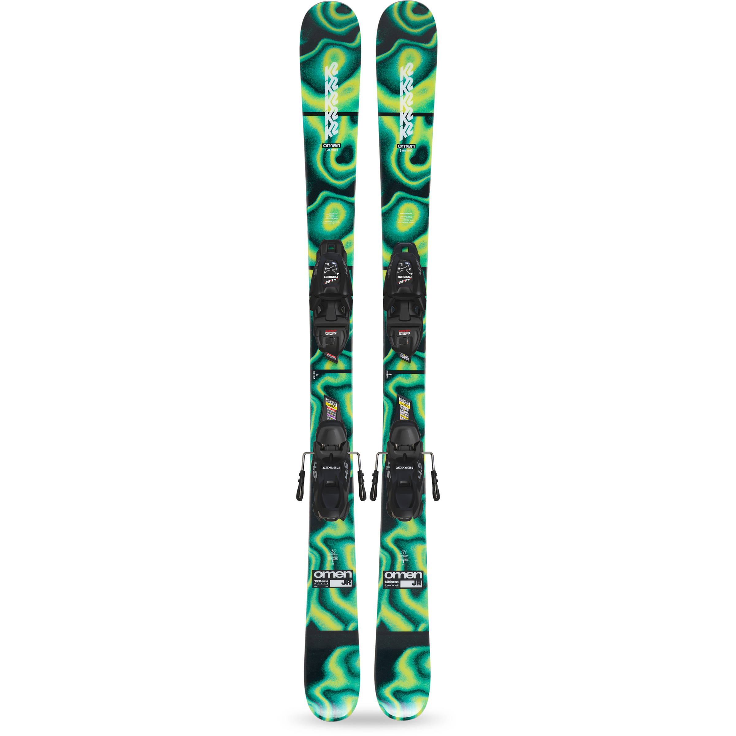 K2 Omen FDT 4.5 Freerideskiset 26/27 Kinder Ski gruen Größe 109cm | S Plate Freeride