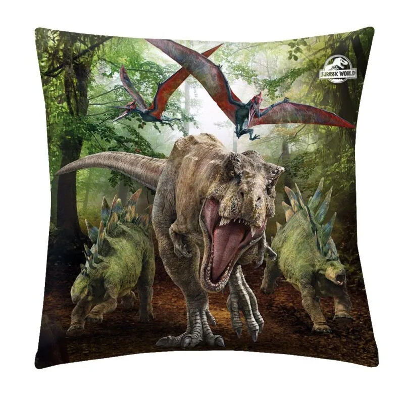 Jurassic World sierkussen T-Rex Jungle, 40 x 40 cm, polyester