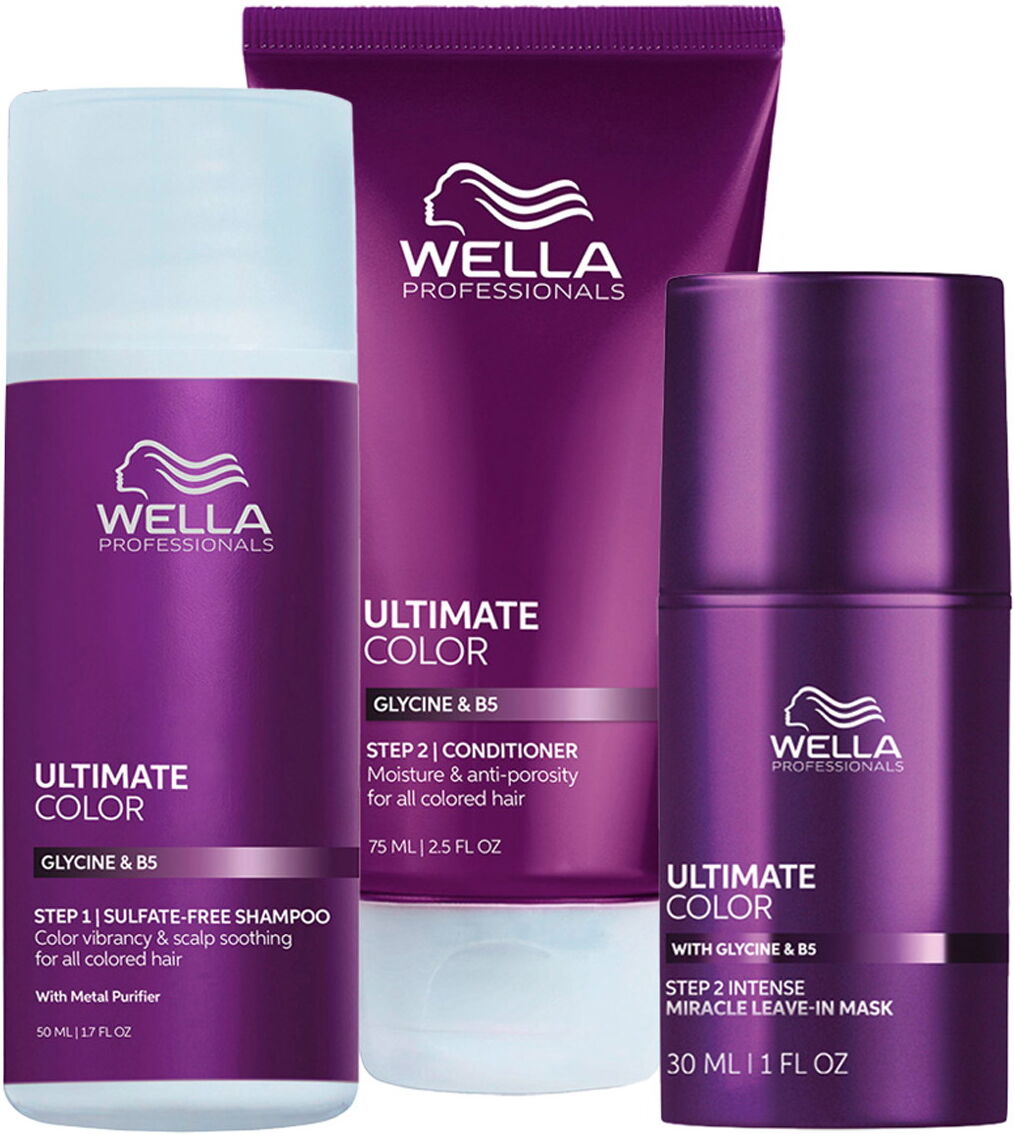 155ml Wella Professionals Ultimate Color Trial Set (Shampoo 50ml + Conditioner 75ml + Mask 30ml)