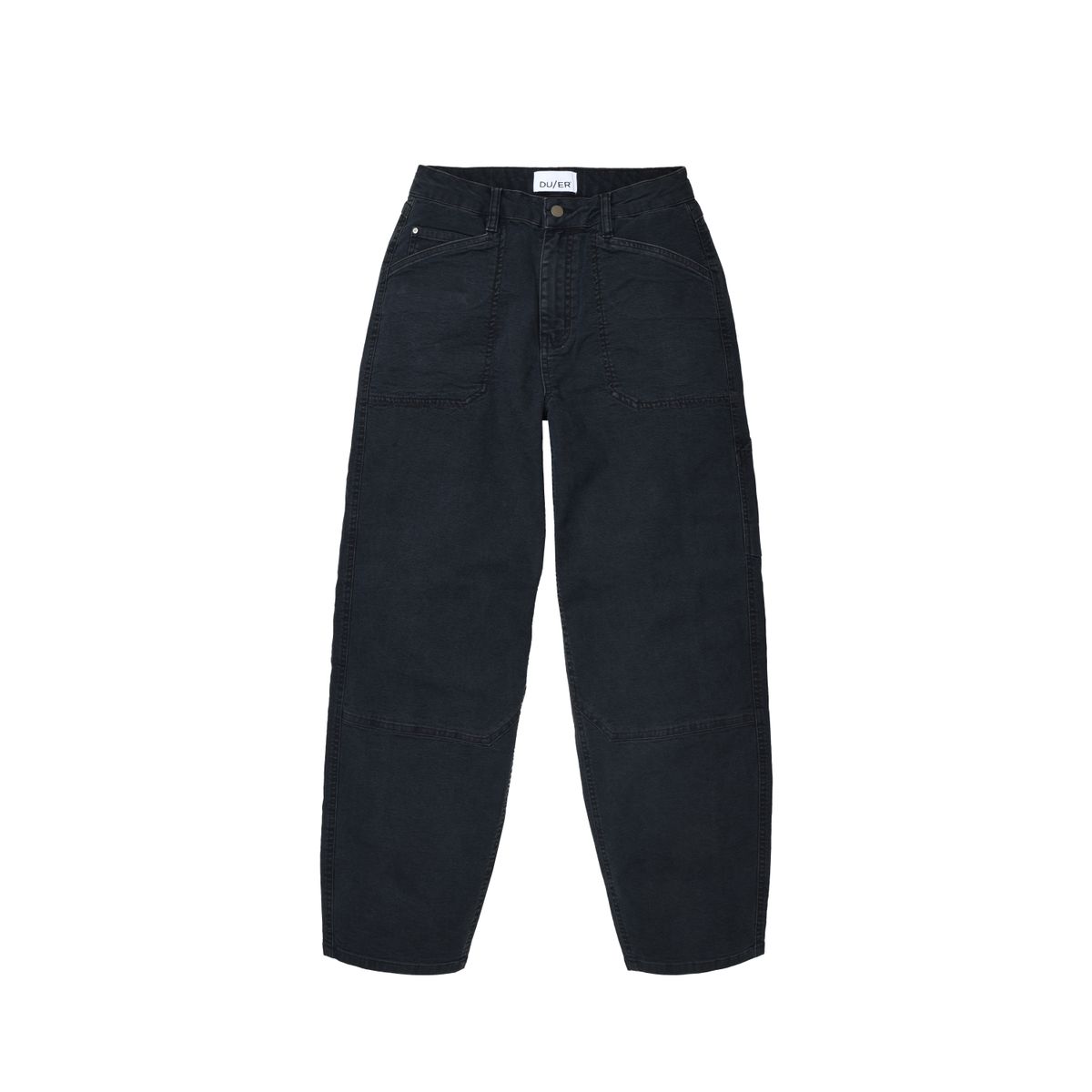 DU/ER Women Stretch Canvas Utility Pant black (BLK) 25W 30L WPMR1027-BLK-25-30