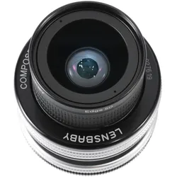 Lensbaby Festbrennweite Composer Pro II Edge 50 Canon RF (Canon RF, Vollformat), Objektiv, Schwarz