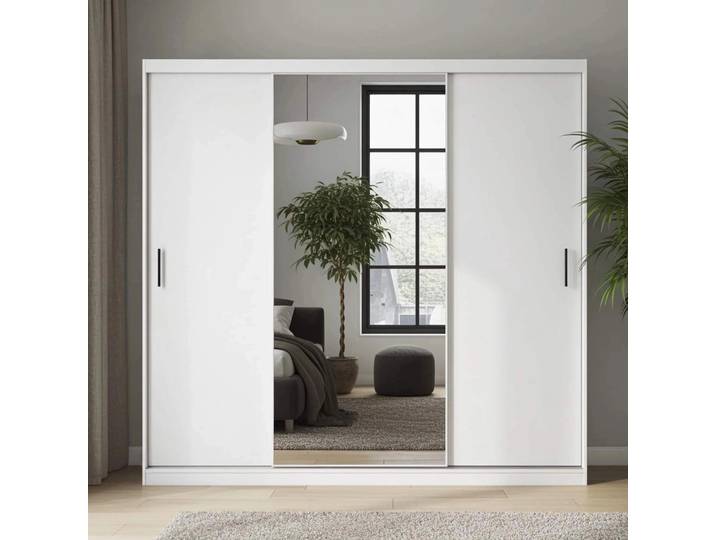 Kleiderschrank MIRANO 250 cm kaschmir schwebetürenschrank beige xxl