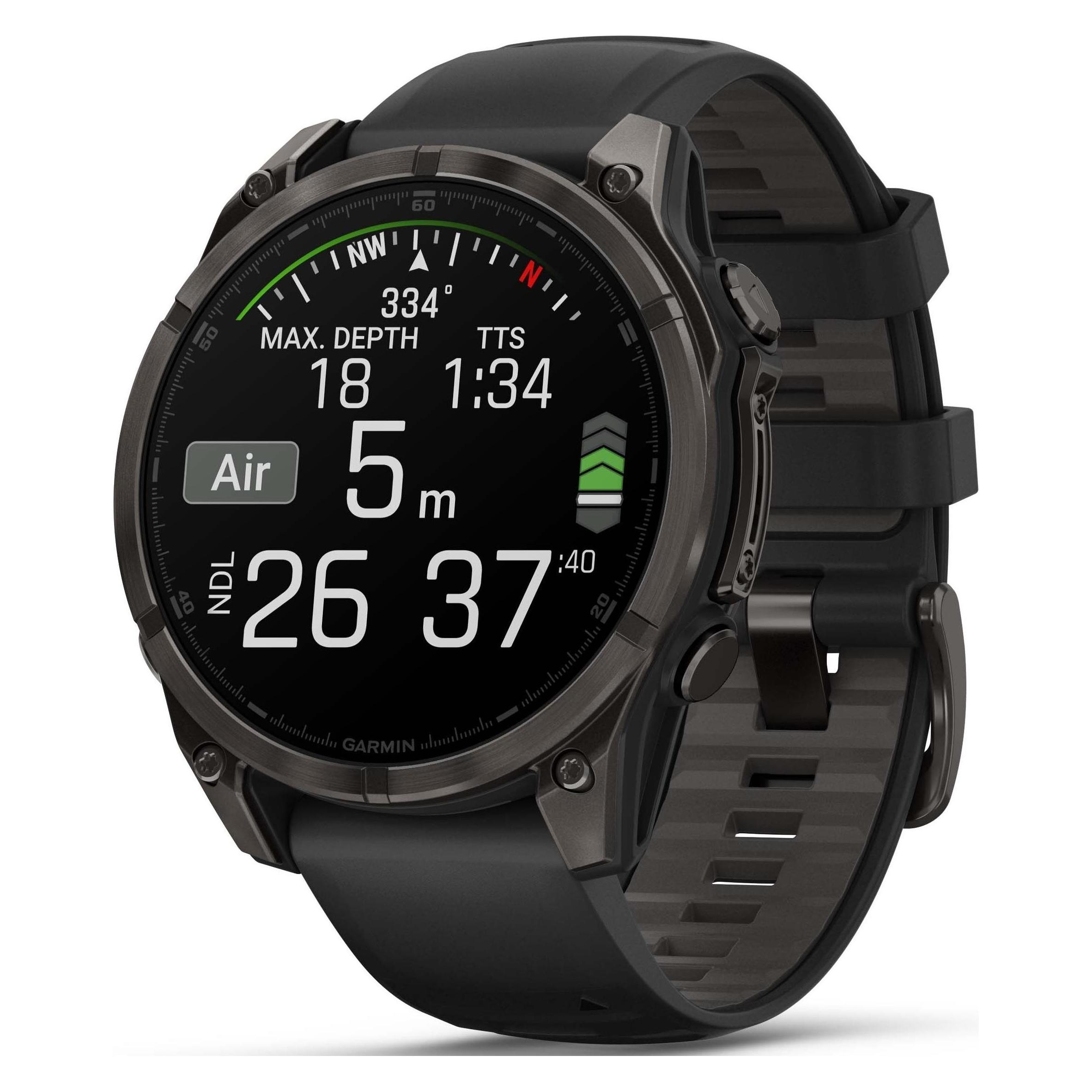 Garmin Fenix 8 AMOLED Sapphire Titan (47 mm, ohne SIM) (010-02904-21)