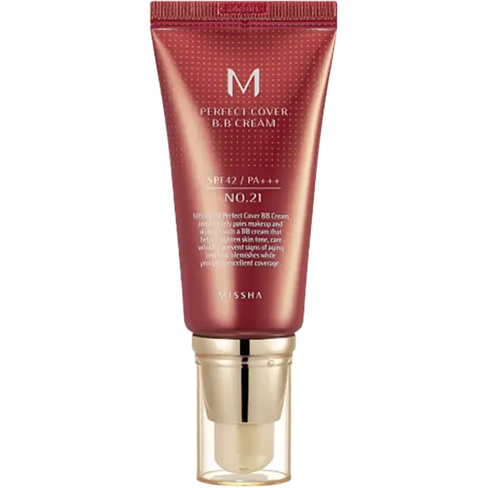 Missha M Perfect Cover BB Cream SPF42 Full-Coverage 20mL #21 Light Beige SPF42