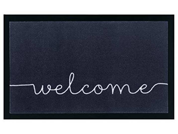 Hanse Home Printy Paillasson pour l'intérieur et l'extérieur - 45 x 75 cm - Paillasson avec Inscription « Cozy Welcome » - Lavable et résistant aux intempéries - Antidérapant - pour entrée et