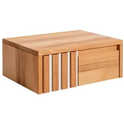 MAISON Nachttisch Columbus Holz Braun Kernbuche