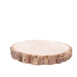 Deko Holzplatte natur 26cm