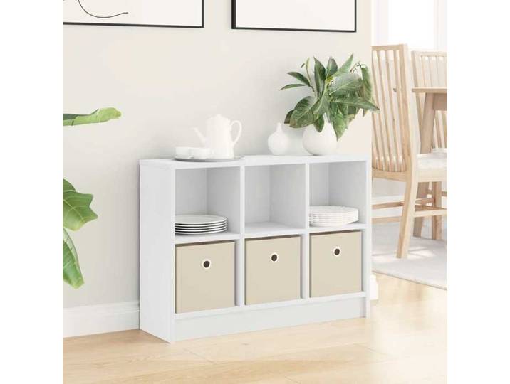 {Blanc}Buffet avec tiroirs - Moderne-design - blanc - 3 tiroirs - avec poignées - 73 5x22 5x53 5 cm 97shr98r