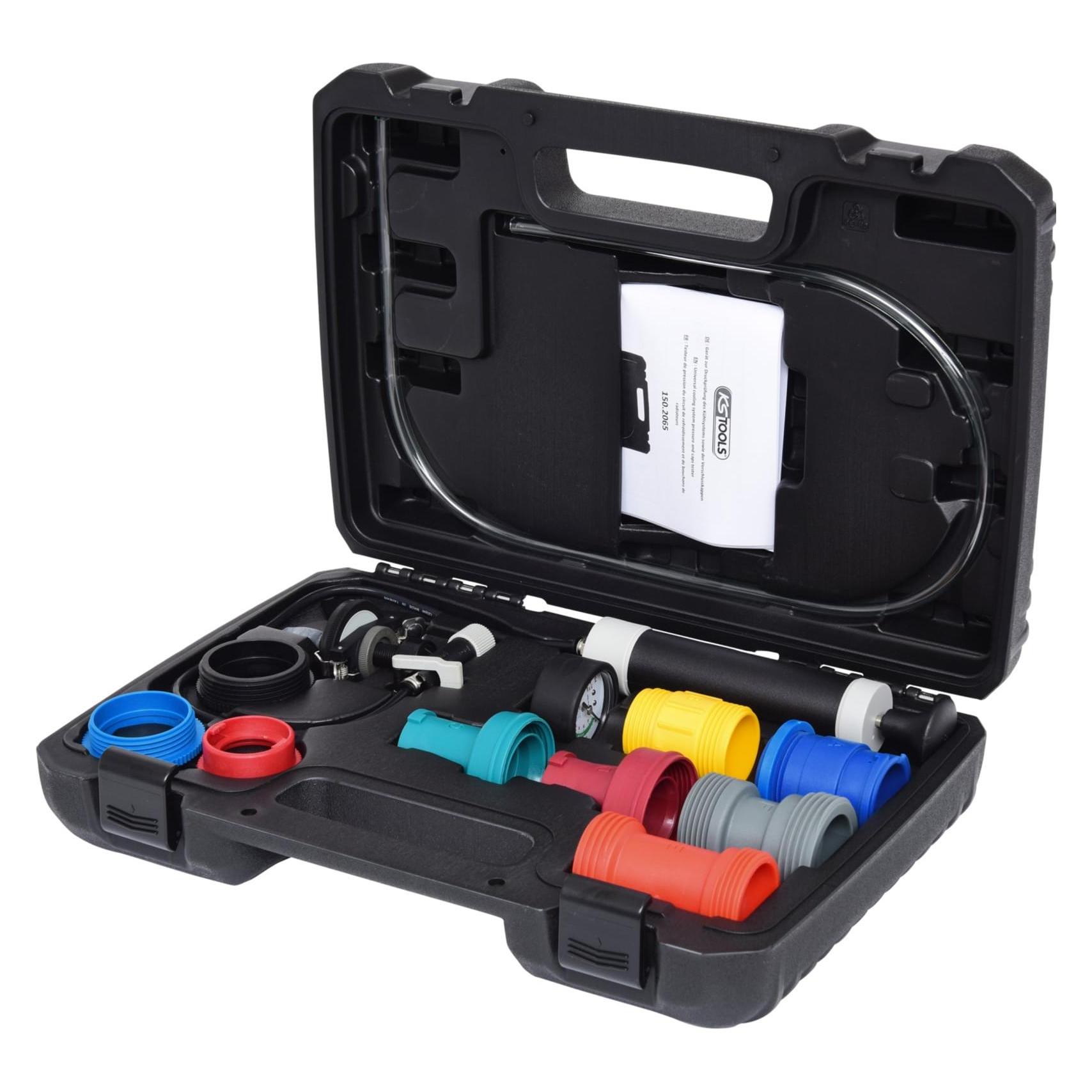 KS Tools Universal Kühlsystem-Diagnose-Service-Satz, 12-tlg (150.2065)