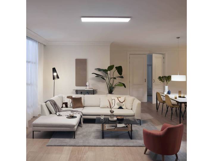 Philips LED Panel Touch, dimmbar, weiß / opal, für Arbeitszimmer / Büro, Metall, LED Deckenleuchte