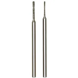 Diamant-Spiralbohrer, je ein Stück 0,8 und 1,2mm
