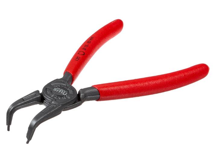 NWS Sprengringzange Innen Gebogen 16.5 cm