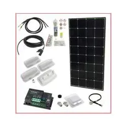 Dietz P120W_VO_MPP Solaranlage Sunpower 120W - Votronic MPP Regler f. 2 Batte...