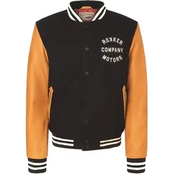 Rokker College Motorrad Leder-/Textiljacke