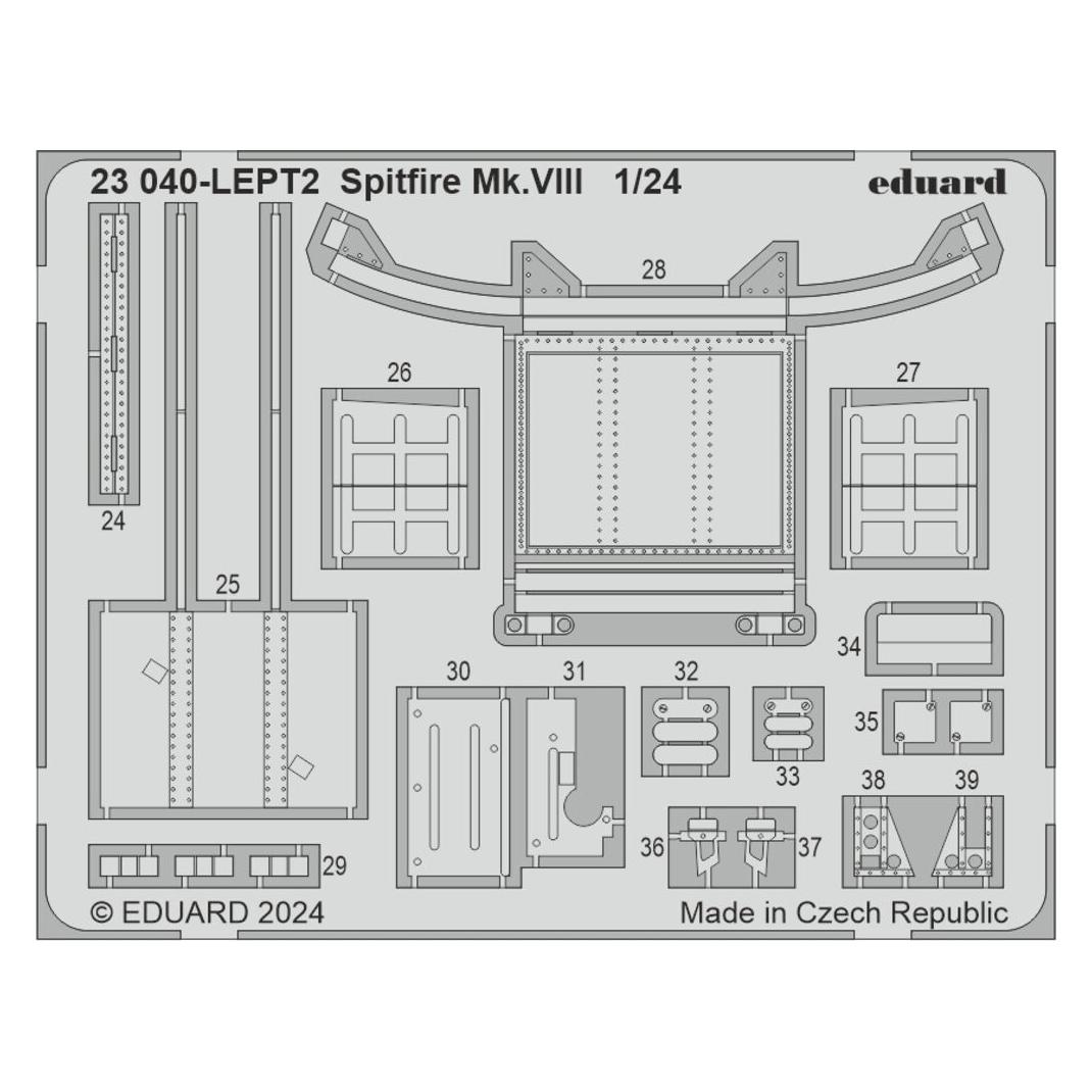 Eduard Set Accessori Spitfire Mk.VIII (EDUBIG2406)