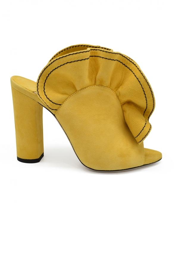 Jimmy Choo Haile 100 Muiltjes Geel
